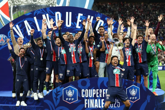 image เหลือยุโรป! PSG เก็บบอลถ้วยทำ 3 แชมป์ในประเทศ